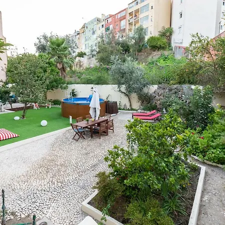 Graca Palace With Private Pool Garden Lisbona